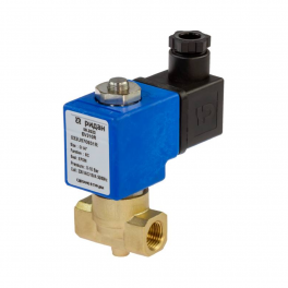 032U000231R Клапан электромагнитный EV210R, G 1/4, Ду 4 мм, PTFE, НЗ, 0…9 бар, с катушкой 230VAC