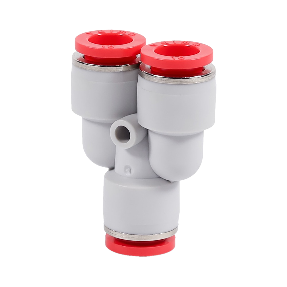 QP-UY-04-04 Фитинг тройник Y-образный, 4мм x 4мм x 4мм