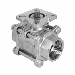 BAV-S316-3P-T-032 Клапан шаровой, нерж., G 1 1/4'' (32мм), 2/2